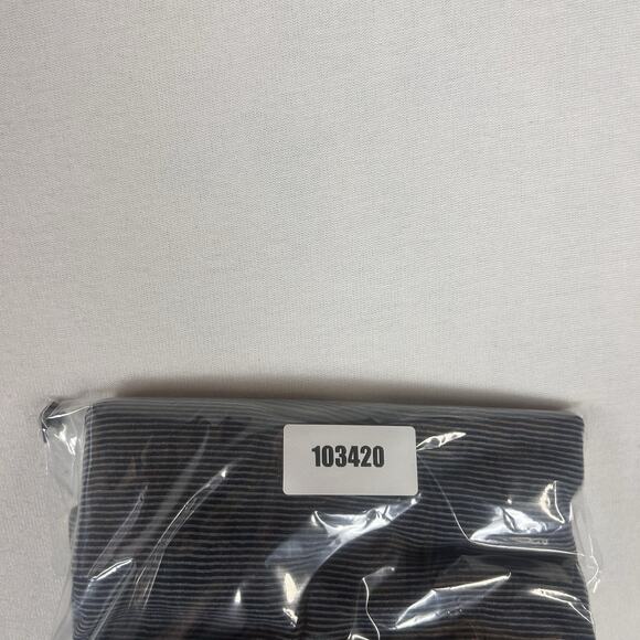 Chaps Long Sleeve Casual Shirt Mens Medium Elbow Patches Blue Gray Striped L/S - Picture 11 of 11